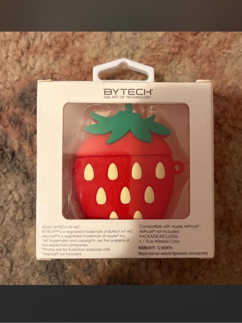 Strawberry Red AirPods Case - Cute Protective Cover